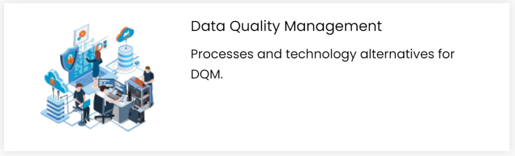 Data Strategy Consulting DQM